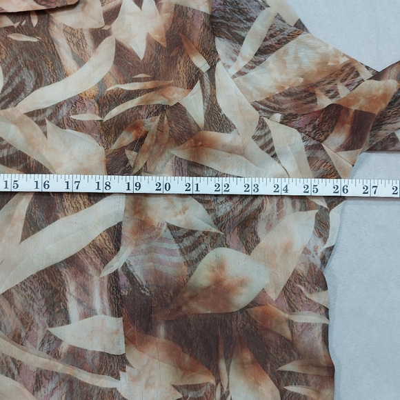 COLDWATER Creek Cotton Sheer Blouse, 2X (20W- 22W) - Picture 11 of 11